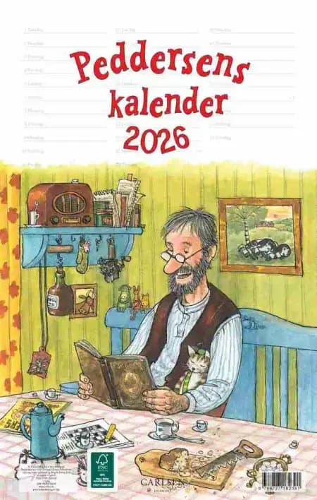 Peddersens kalender 2026 af Sven Nordqvist