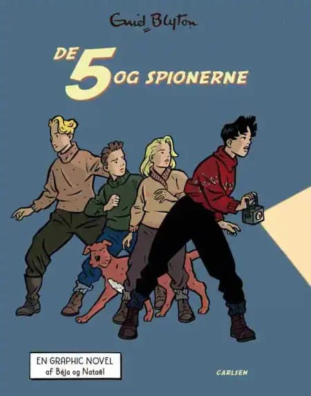 De Fem og spionerne (2) - graphic novel af Enid Blyton