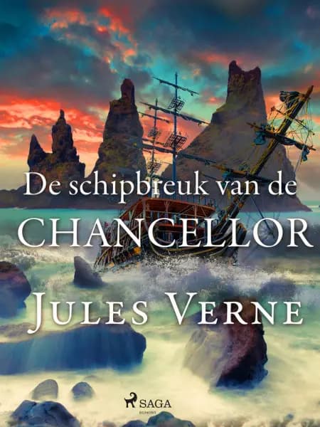 De schipbreuk van de Chancellor af Jules Verne