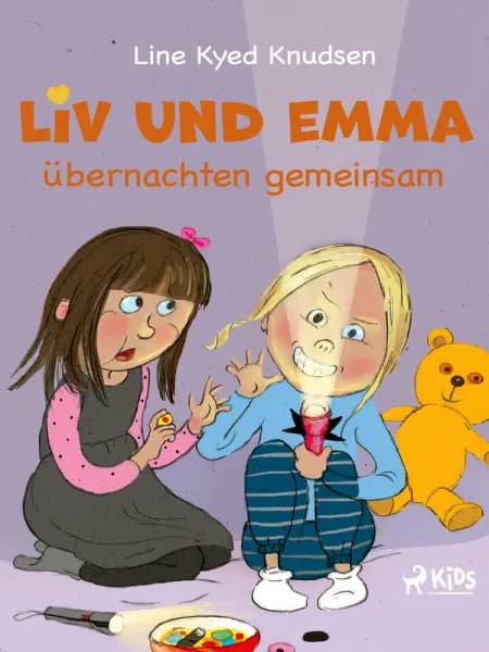 Liv und Emma übernachten gemeinsam af Line Kyed Knudsen