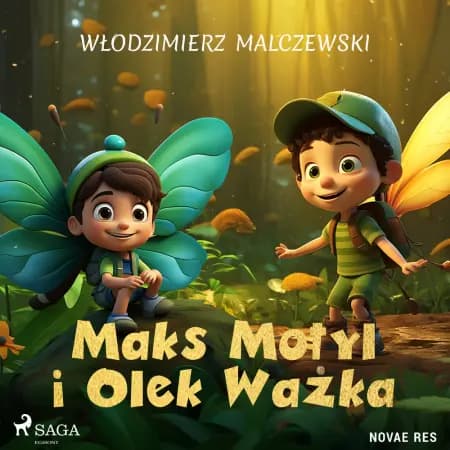 Maks Motyl i Olek Ważka af Włodzimierz Malczewski