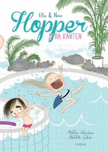 Ella og Noa - hopper i fra kanten af Mattias Edvardsson