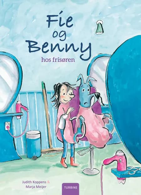 Fie og Benny hos frisøren af Marja Meijer