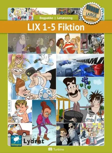 LIX 1-5 Fiktion (LARGE 30 bøger) af letlæsning
