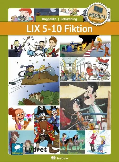LIX 5-10 Fiktion (MEDIUM 20 bøger) af letlæsning