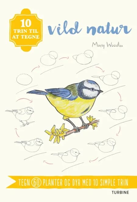 10 trin til at tegne vild natur af Mary Woodin