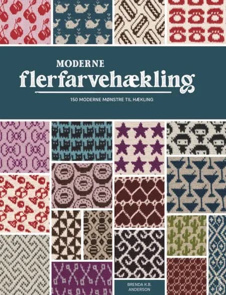 Moderne flerfarvehækling af Brenda K.B. Anderson