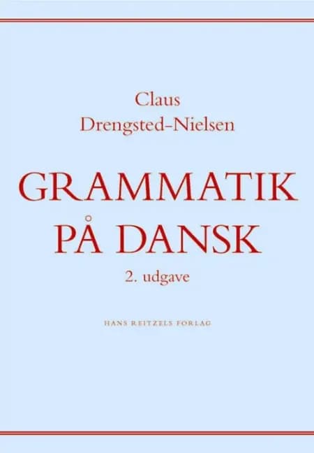 Grammatik på dansk af Claus Drengsted-Nielsen