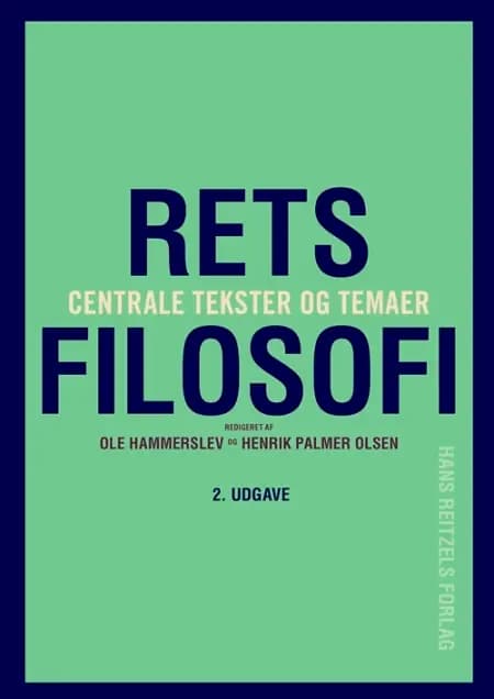 Retsfilosofi af Jørgen Dalberg-Larsen