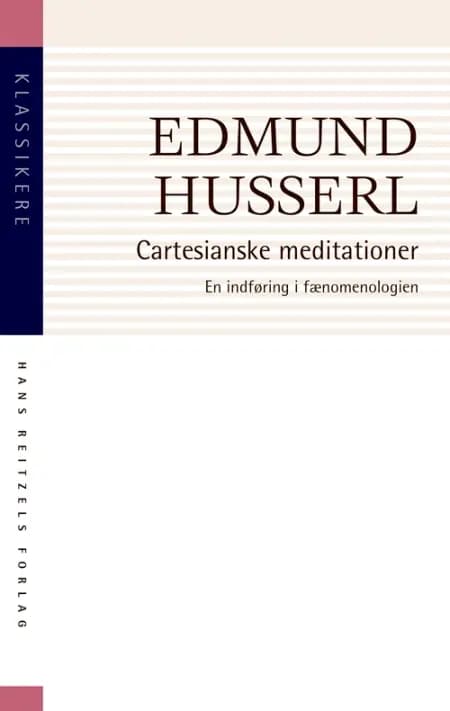 Cartesianske meditationer af Edmund Husserl