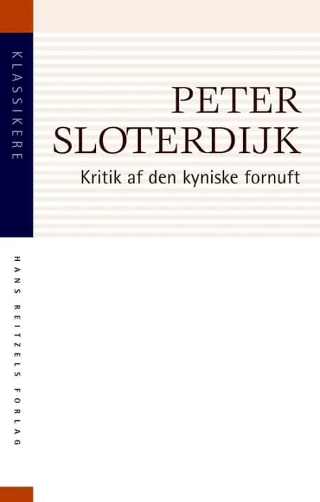 Kritik af den kyniske fornuft af Peter Sloterdijk