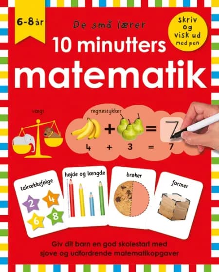 Skriv og visk ud - 10 minutters matematik af undefined