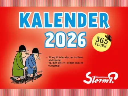 Storm P. - Kalender 2026 - 365 fluer af Robert Storm Petersen