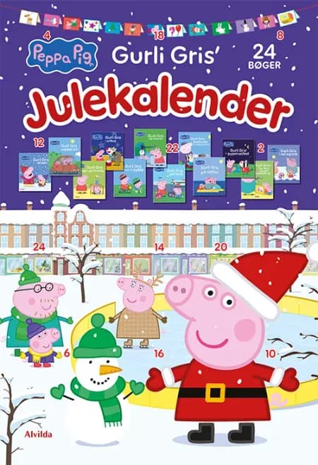 Peppa Pig - Gurli Gris' julekalender - med 24 billedbøger