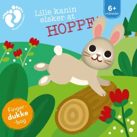 Lille kanin elsker at hoppe - med fingerdukke af Globe