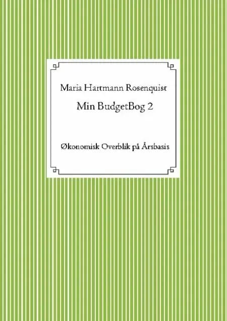 Min BudgetBog 2 af Maria Rosenquist
