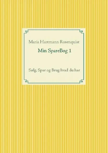 Min SpareBog 1 af Maria Rosenquist