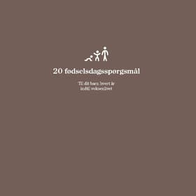 20 fødselsdagsspørgsmål af Sara Zacho Clausen