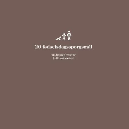 20 fødselsdagsspørgsmål af Hannah Zacho Ellehauge