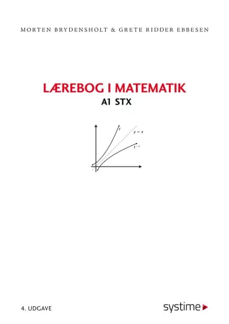 Lærebog i matematik A1 stx af Morten Brydensholt