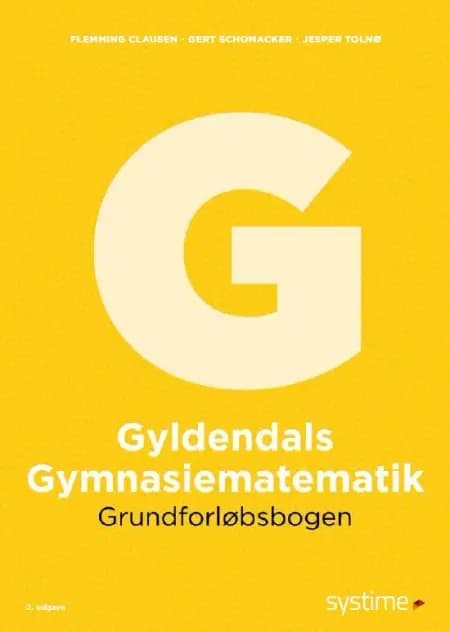 Gyldendals Gymnasiematematik G af Flemming Clausen