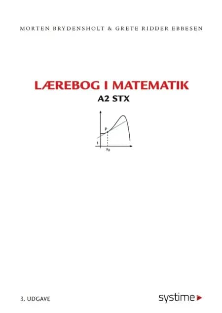 Lærebog i matematik A2 stx af Morten Brydensholt