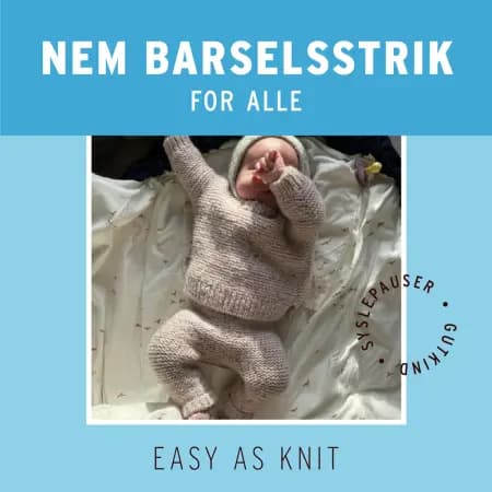 Nem barselsstrik for alle af easy as knit