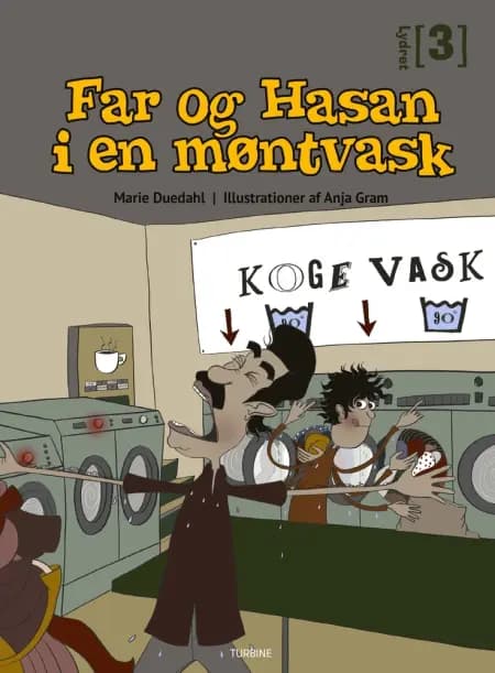 Far og Hasan i en møntvask af Marie Duedahl
