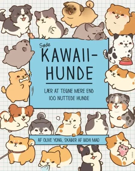 Søde kawaii-hunde af Olive Yong