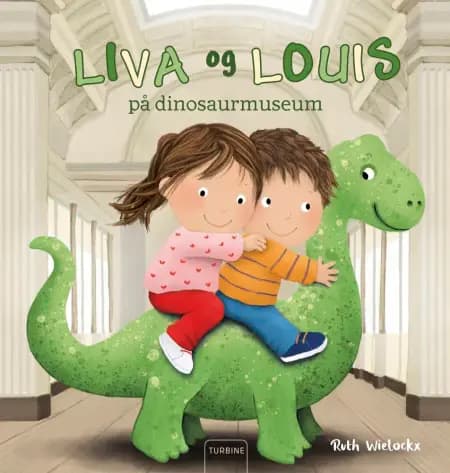 Liva og Louis på dinosaurmuseum af Ruth Wielockx