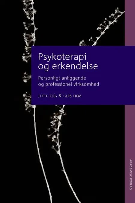 Psykoterapi og erkendelse af Jette Fog