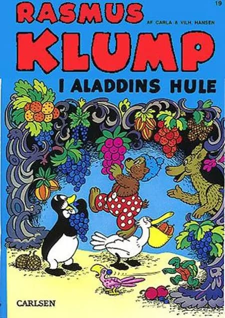 Rasmus Klump i Aladdins hule af Carla Hansen