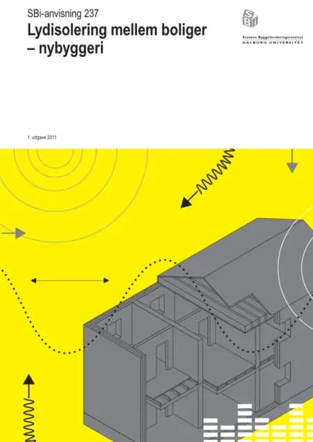 Lydisolering mellem boliger - nybyggeri af Birgit Rasmussen
