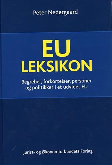EU-leksikon af Peter Nedergaard