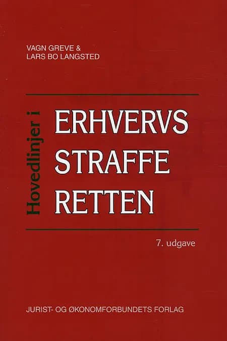 Hovedlinjer i erhvervsstrafferetten af mfl