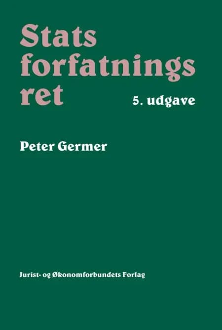 Statsforfatningsret af Peter Germer