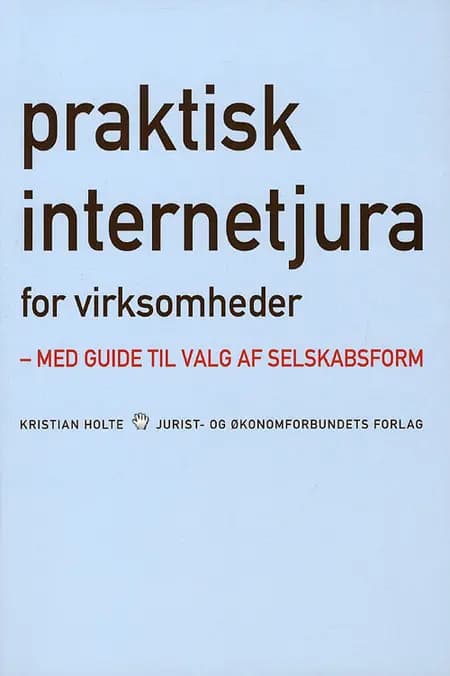 Praktisk internetjura for virksomheder af Kristian Holte