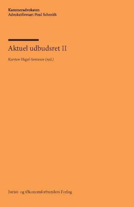 Aktuel udbudsret af Karsten Hagel-Sørensen