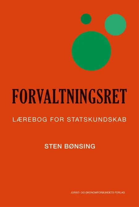 Almindelig forvaltningsret af Sten Bønsing