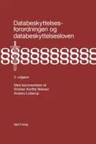 Databeskyttelsesforordningen og databeskyttelsesloven af Kristian Korfits Nielsen og Anders Lotterup