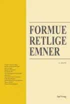 Formueretlige emner af Torsten Iversen, Helle Isager og Morten Midtgaard Fogt