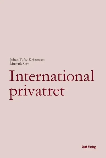 International privatret af JOHAN TUFTE-KRISTENSEN
