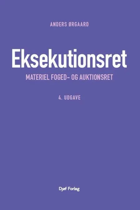 Eksekutionsret af Anders Ørgaard