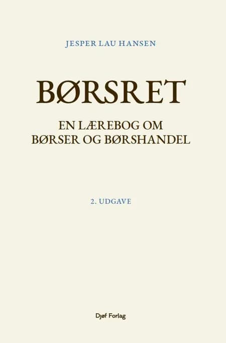 Børsret af Jesper Lau Hansen