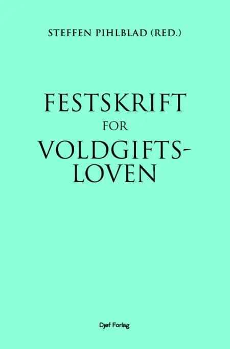 Festskrift for voldgiftsloven af Steffen Pihlblad