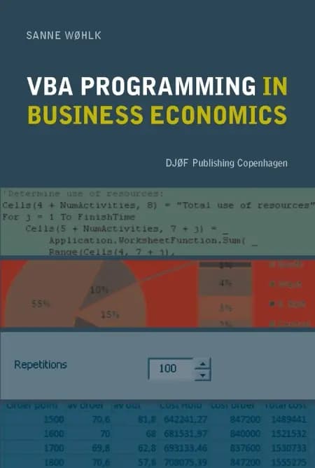 VBA Programming in Business Economics af Sanne Wøhlk