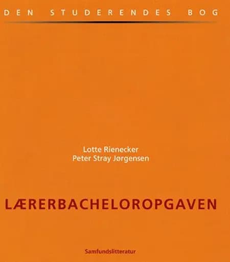 Lærerbacheloropgaven af Peter Stray Jørgensen