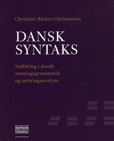Dansk syntaks af Christian Becker-Christensen