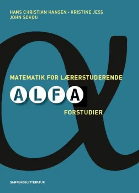 Matematik for lærerstuderende af Hans Christian Hansen