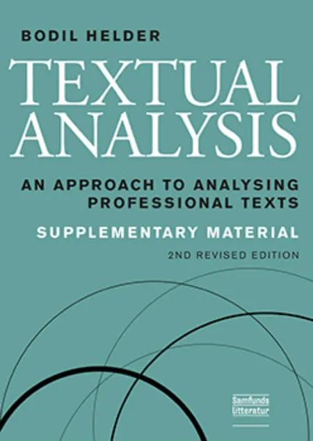 Textual Analysis af Bodil Helder